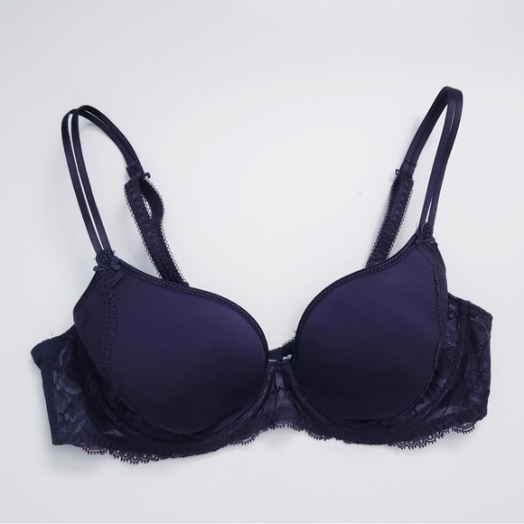Simone Perele Promesse 3D Plunge Bra 32D - Picture 2 of 8